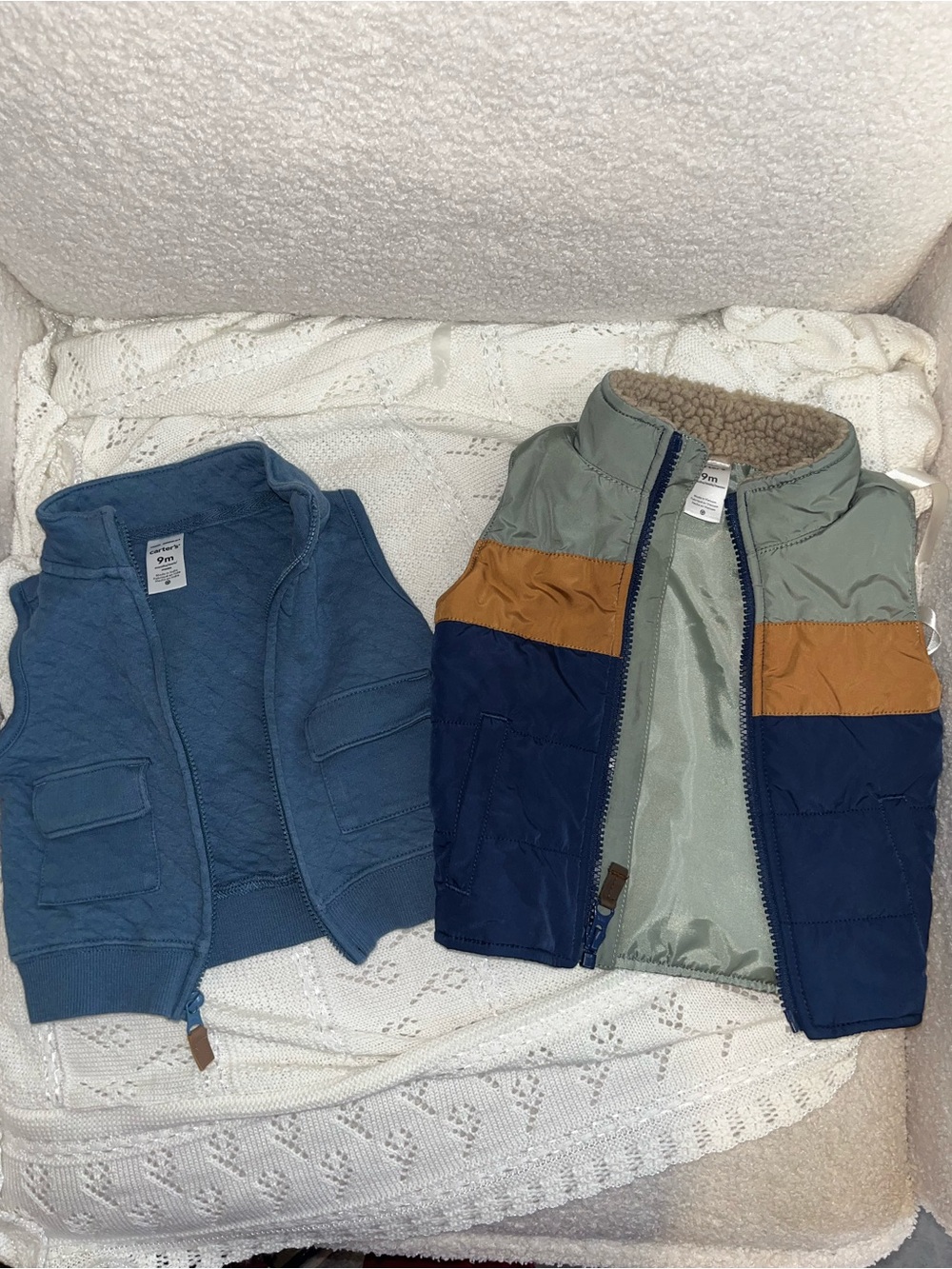 Baby vests size 9 months